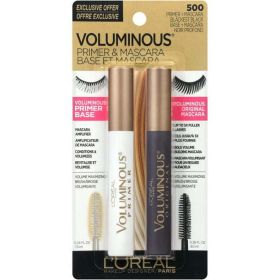 L'Oreal Paris Voluminous Primer Base Mascara;  Blackest Black