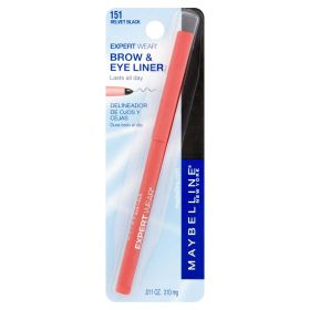 Maybelline ExpertWear Brow and Eyeliner Pencil, Velvet Black