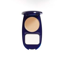 COVERGIRL Smoothers AquaSmooth Compact Foundation with SPF 20, Creamy Natural 720, 0.4 oz, Pressed Powder, Face Powder, Full Coverage Powder, Finishin