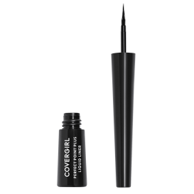 COVERGIRL Perfect Point Plus Liquid Eyeliner, Precise Tip, Black Onyx, .08 Fl Oz, Eyeliner, Liquid Eyeliner, Long Lasting Eyeliner, Eyeliner Makeup, M