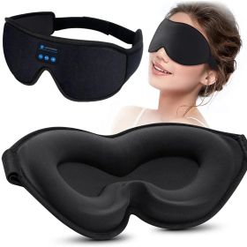 Sleeping Mask 3D Eye Mask HeadSet Headband Soft Elastic Comfortable Wireless Music Headset Eye Mask With Mic For Side Sleepers