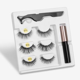 A Pair Of False Eyelashes With Magnets In Fashion (Option: Mixed F)