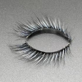 Newly Colorful Eyelashes Soft Mink Lashes Winged Thick Eyelash Handmade Curly Lashes Natural Long Lash For Eyelash Extension (Color: M289-W)