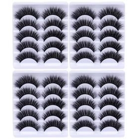 20/10/5 Paar Valse Mink Wimpers Natuurlijke Piekerige Lange Valse Wimpers Handgemaakte Gevleugelde Dikke Lash Voor Wimper Extension Make gereedschap (Color: 20Pairs-A)