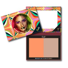 RUDE My Other Half Duo Shade Face Palette (Color: Polar Opposite)