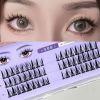 3D Faux Mink Lashes Tapered Natural Long False Eyelashes Individual Eyelash Natural Thick Lashes Eyelash Extension for Makeup