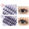 3D Faux Mink Lashes Tapered Natural Long False Eyelashes Individual Eyelash Natural Thick Lashes Eyelash Extension for Makeup